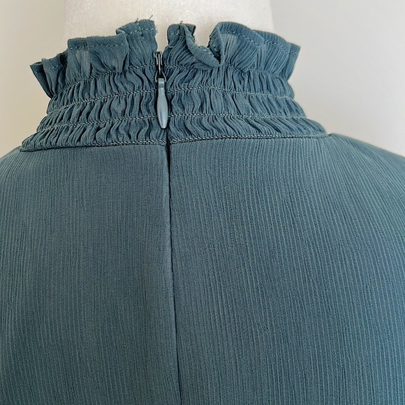 Ann Taylor Ruffle High Neck Top - Picture 9 of 14